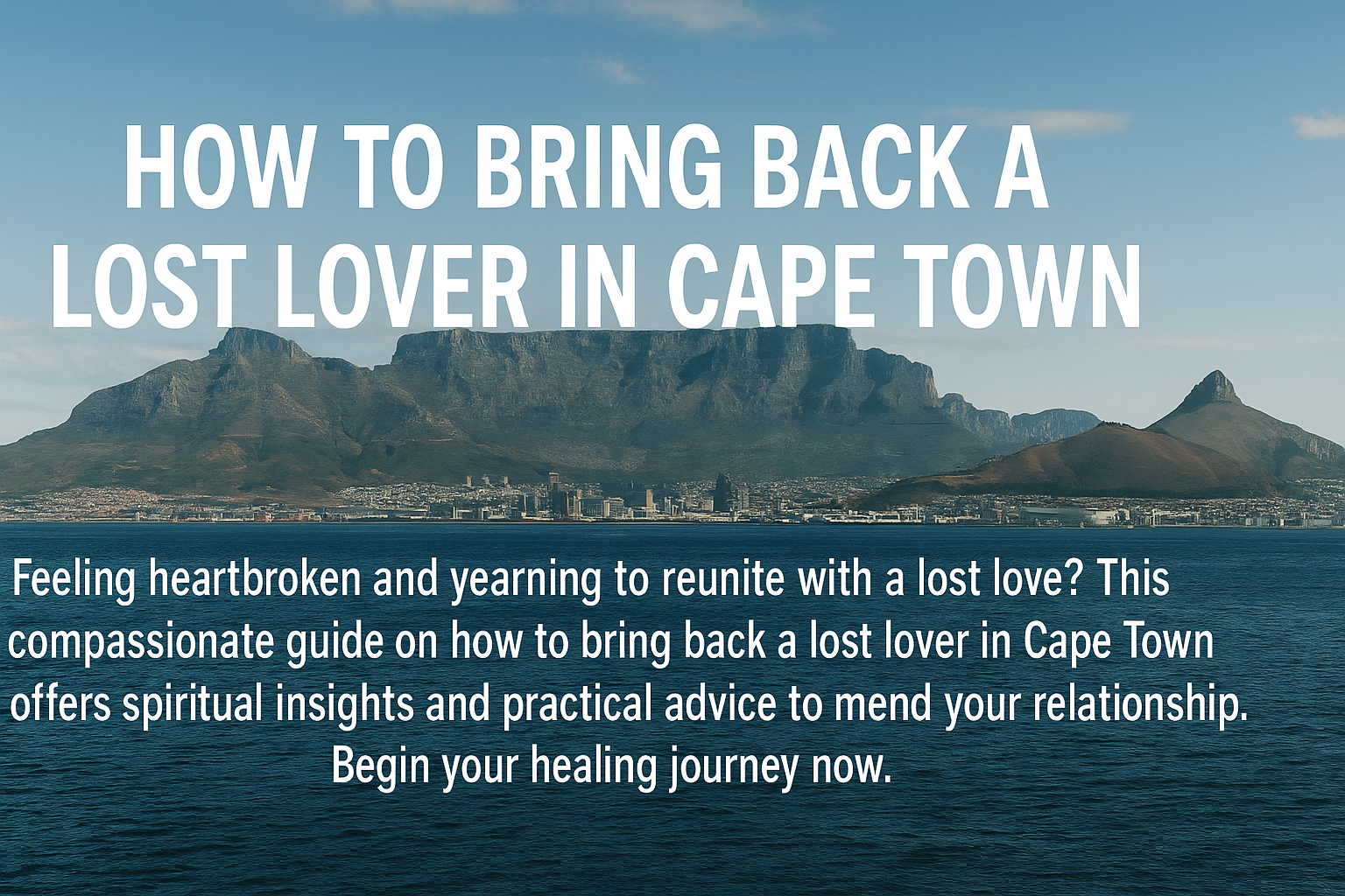 How to Bring Back a Lost Lover in Cape Town