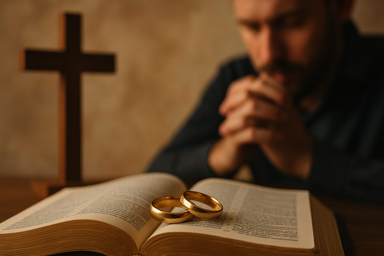 Spiritual marital counseling image with traditional remedy themes