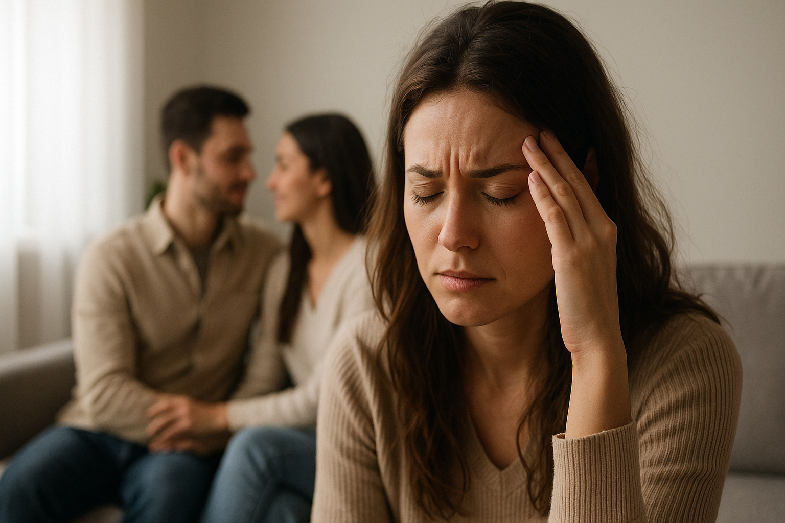 Black and white image promoting relationship healing services