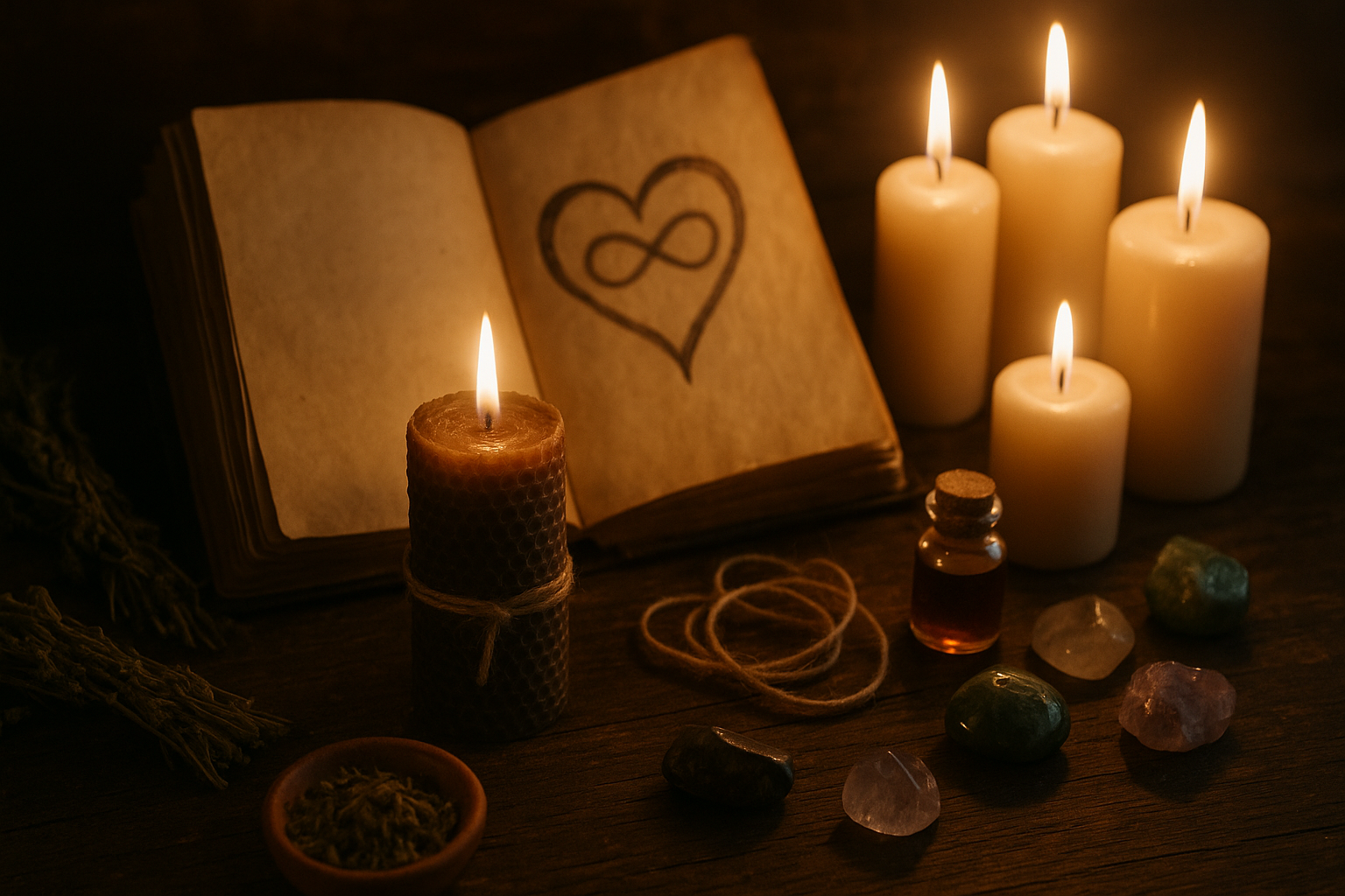 Black and white image promoting relationship healing